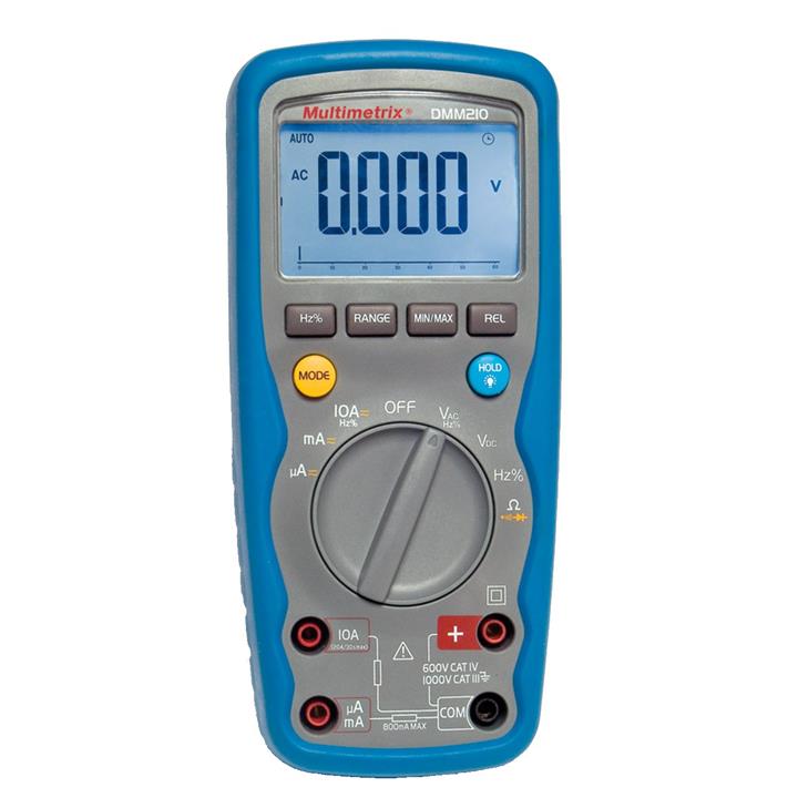 مولتی متر مولتی‌متریکس مدل DMM210 پرتابل صنعتی Multimetrix DMM210 Digital Industrial multimeters